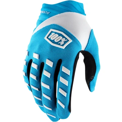 Afbeelding van 100% 2022 Crosshandschoenen Airmatic Blauw maat M