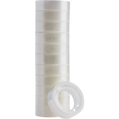 Afbeelding van Plakband Quantore 12mmx10m transparant Omdoos a 12 stuk stuks