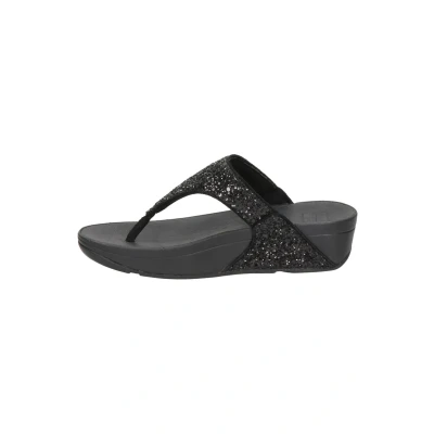 Afbeelding van Fitflop Sandalen met sleehak, Dames, Maat: 36, Zwart Textiel