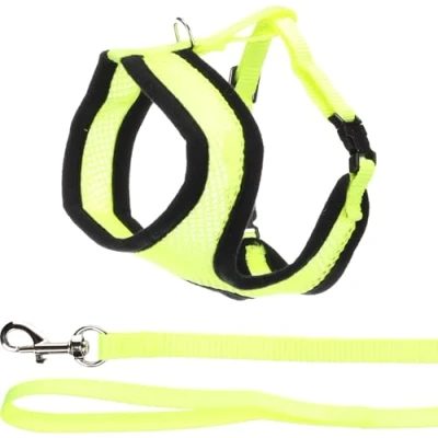 Afbeelding van Flamingo Kattenharnas met riem, geel, 28 cm, 32 41 110 10 mm