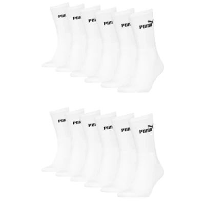 Afbeelding van Puma unisex crew tennissokken, sportsokken voor dames en heren, 6 paar