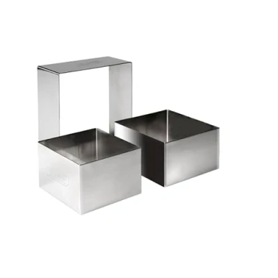 Afbeelding van IBILI 716908 roestvrijstalen houder, vierkant, 8 x 4,5 cm
