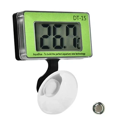 Afbeelding van Hffheer thermometer voor aquarium, LCD, digitale thermometer, vistank, temperatuurmeter, digitaal display,