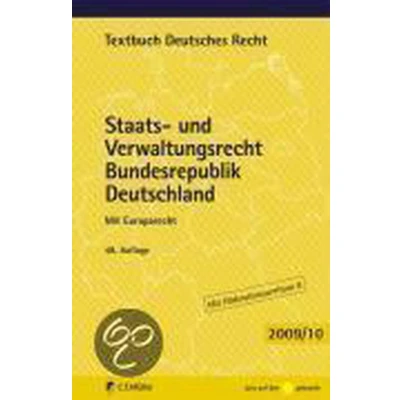 Afbeelding van Staats und Verwaltungsrecht Bundesrepublik Deutschland
