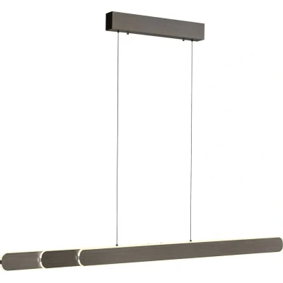 Afbeelding van Paul Neuhaus hanglamp Adriana, bruin, lengte 160 cm