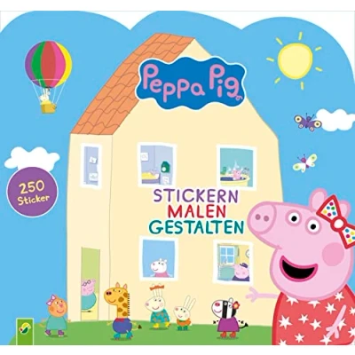 Afbeelding van Peppa Pig Stickern Malen Gestalten