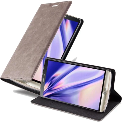 Afbeelding van Cadorabo Hoesje geschikt voor LG G3 in KOFFIE BRUIN Beschermhoes met magnetische sluiting, standfunctie en kaartvakje Book Case Cover Etui