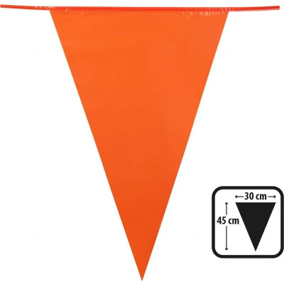 Afbeelding van Boland PE reuzenvlaggenlijn Oranje Voetbal Koningsdag Holland Supporter