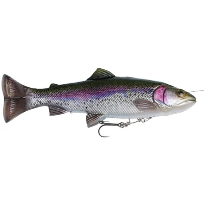 Afbeelding van Savage Gear 4D Line Thru Pulsetail Trout 20cm, 102gr, Rainbow Swimbait
