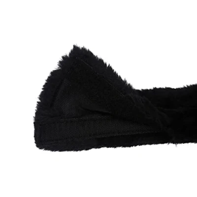 Afbeelding van QHP Martingaal bontje maat 50CM black