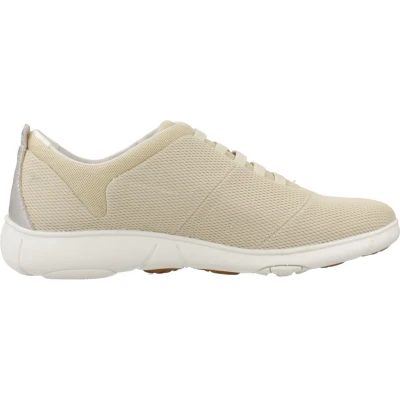 Afbeelding van Geox D Nebula 2.0 B Sneakers voor dames, Lt Gold zand.