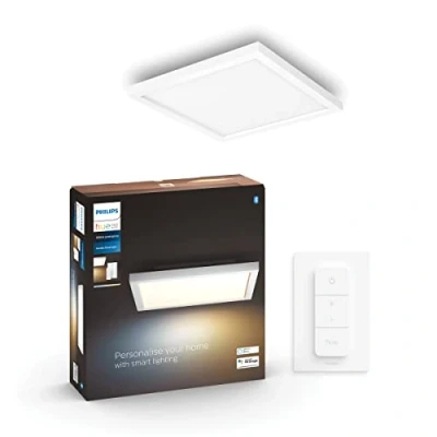 Afbeelding van Philips Hue Aurelle plafondlamp White Ambiance vierkant klein