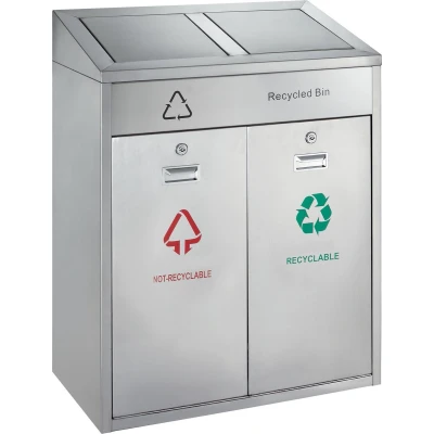 Afbeelding van Recyclling afvalbak outdoor 2 x 21 liter