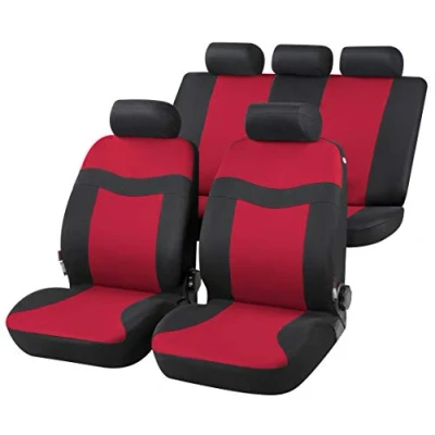 Afbeelding van WALSER Rockford 13415 Stoelhoes Rood Polyester voor en achter VOLKSWAGEN: Polo V Hatchback, IV GOLF 6, FORD: FIESTA Focus 2 Kombi