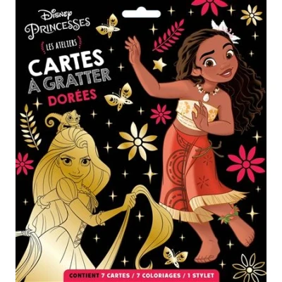Image de Disney PRINCESSES Les Ateliers Cartes à gratter dorées