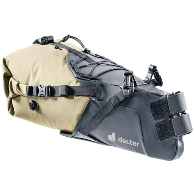 Afbeelding van deuter Cabezon SB 16 liter waterdichte fietstas voor onderweg, racefiets, grind en mountainbike, woestijnzwart