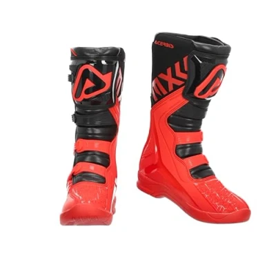 Afbeelding van Acerbis Stivale X Team Blu/Bianco T.46 Motorlaarzen voor heren, rood/zwart, 45 EU