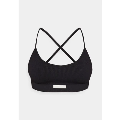Afbeelding van Björn Borg Studio Seamless Strap BRA Sportbh met light support, Dames, Maat: L/XL, Black beauty