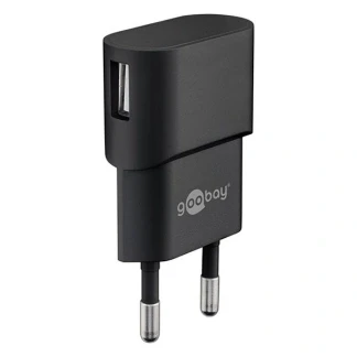 Afbeelding van USB A oplader Goobay 1 poort (USB A, 5W, Zwart)