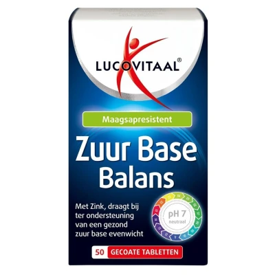Afbeelding van Lucovitaal Zuur Base In Balans Tabletten 50TB