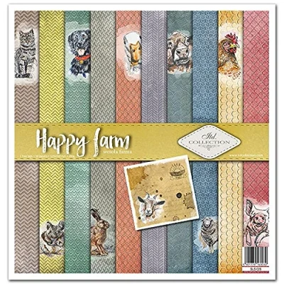 Afbeelding van ITD Collection SLS 028 Scrapbooking pakket, scrapbookingpapier, decoratief papier, papierformaat 310 x 320 mm
