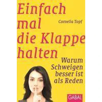 Afbeelding van Einfach mal die Klappe halten