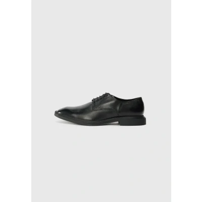 Afbeelding van HUGO Gryff Sportieve veterschoenen, Heren, Maat: 40, Black Leer