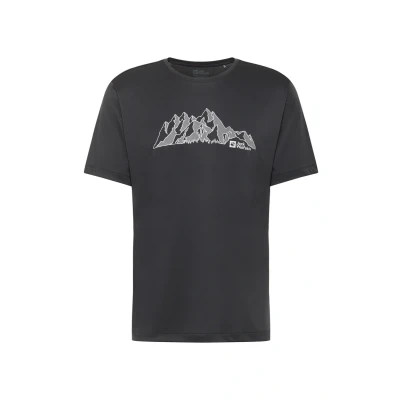 Afbeelding van Jack Wolfskin Sport Tshirt, Heren, Maat: Medium, Mtn phantom