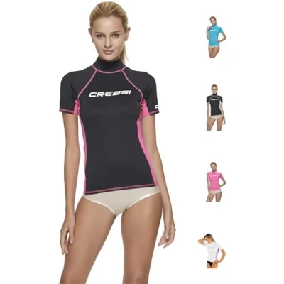 Afbeelding van Cressi Rash Guard Hoge overall van zeer elastische speciale stof, lange en korte mouwen, uv bescherming (UPF) 50+ dames (1 stuk)