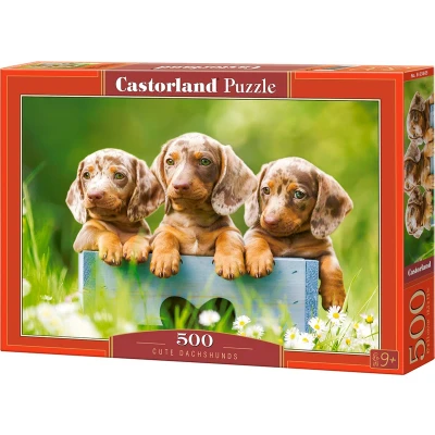 Afbeelding van Castorland Cute Dachshunds 500pcs