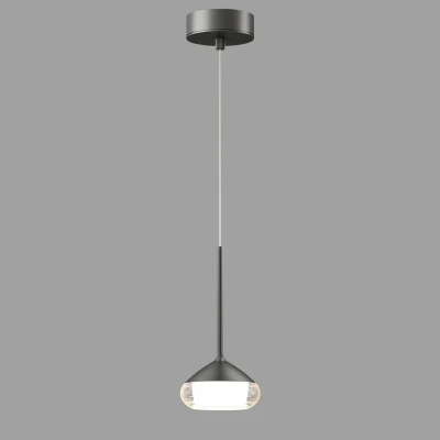 Afbeelding van Artdelight Hanglamp Phoenix 1 lichts Ø 12 cm gun metal