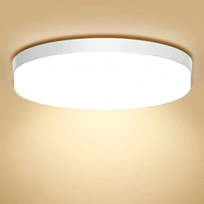 Afbeelding van Ouyulong led plafondlamp, 36 W, 4250 lm, 3000 K, warm licht, IP54, waterdicht, ronde plafondlamp voor woonkamer, slaapkamer, keuken