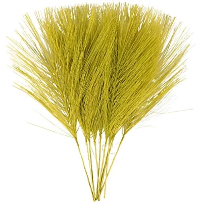 Afbeelding van Creotime Kunstveren 15 X 8 Cm Polyester Groen 10 Stuks