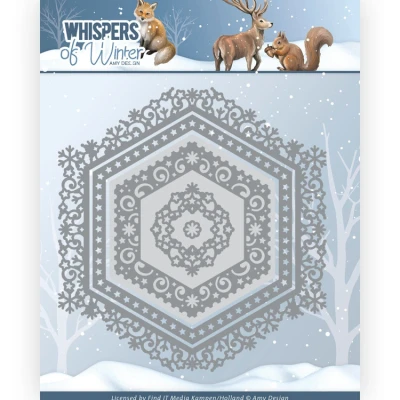 Afbeelding van Dies Amy Design Whispers of Winter Hexagon