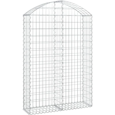 Afbeelding van Schanskorf gewelfd 100x30x140/160 cm gegalvaniseerd ijzer