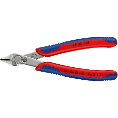 Image de KNIPEX Electronic Super Knips pince de précision avec poignées multi composants 125 mm 78 03
