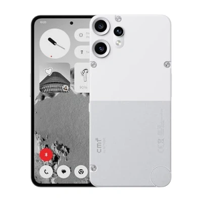 Afbeelding van CMF Phone 2 Pro 128 GB 5G smartphone met 50 MP camera en 20 x zoom, 6,77 inch FHD+ AMOLED display bij 120 Hz, 5000 mAh batterij Nothing OS 3.2 wit