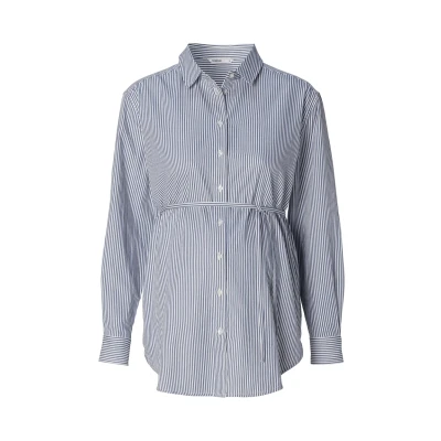 Afbeelding van Blouse Arles Gris blue Stripe M