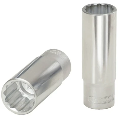 Afbeelding van KS Tools, Dopsleutel + dopmoer, 1/2&quot; stopcontact lang (1/2&quot;)