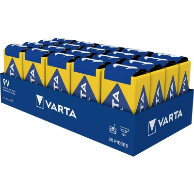Afbeelding van varta Batterij 4022 9v tray industrial(20xst) 301160