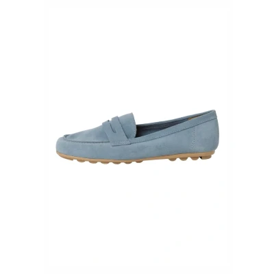 Afbeelding van Tamaris Mocassins, Dames, Maat: 36, Light blue Leer