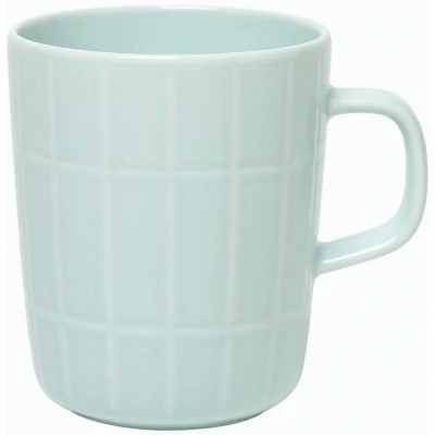 Afbeelding van Marimekko Tiiliskivi Tas / Mok 2,5dl Mint Gestreept
