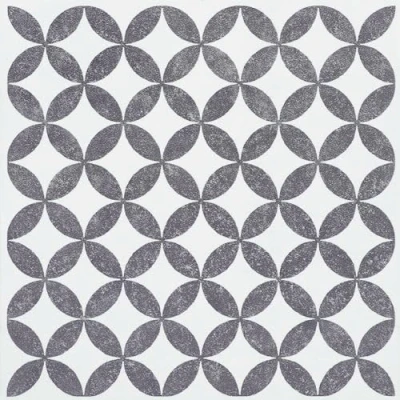 Afbeelding van d c fix Set van 6 zelfklevende pvc wandtegels, grijs, Amira, klein, 15 x cm