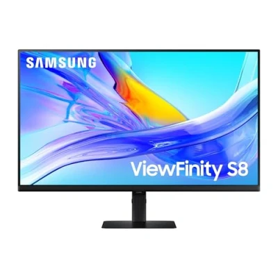 Image de Samsung ViewFinity S8 S37D804UAU S80UD Series écran LED USB 37&quot; 3840 x 2160 UHD @ 60 Hz VA 350 cd/m² 3000:1 HDR10 5 ms HDMI, DisplayPort, C noir