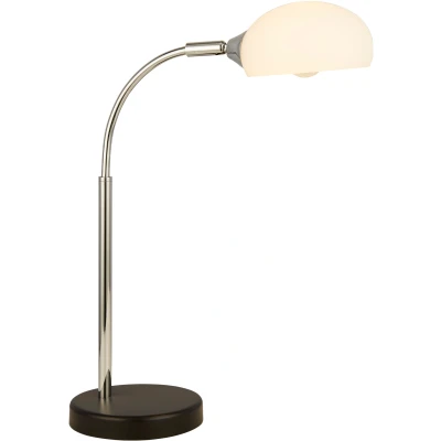 Afbeelding van Searchlight Astro Tafellamp 15 X 49 Cm Zwart, Chroom En Opaal
