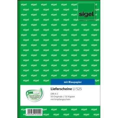 Image de Sigel lieferschein a5hoch li525 2x50bl