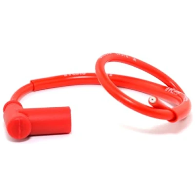 Afbeelding van Easyboost Anti parasiet Rode Racing Kaarsdraad Hoogspanning Siliconen Cap voor Scooter Booster Stunt Nitro Moto 50cc AM6 Derbi MBK 51 103 Rieju TZR Beta XP6 RS
