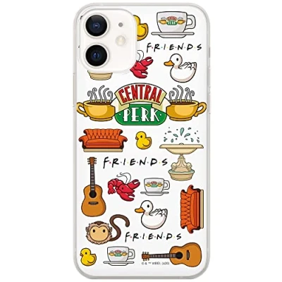 Afbeelding van ERT GROUP Beschermhoes voor Apple iPhone 12/12 Pro Original en officieel gelicentieerd product Friends motief 014 Perfect aangepast aan de vorm van mobiele telefoon, TPU Case