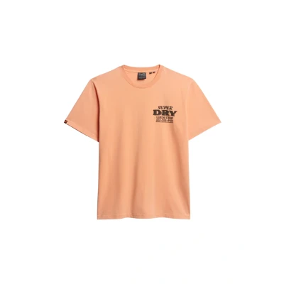 Afbeelding van Superdry Trade Tools Tshirt print, Heren, Maat: XXL, Copper tan orange