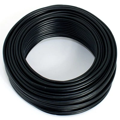 Afbeelding van luidsprekerkabel 2 x 0,75 mm² 10m zwart CCA audiokabel